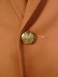 24/1045 wonderful 1976 vintage cyril a castle savile row conduit st bespoke peach wool blazer w/ beautiful detailing 44 short to regular