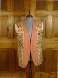 24/1045 wonderful 1976 vintage cyril a castle savile row conduit st bespoke peach wool blazer w/ beautiful detailing 44 short to regular