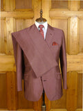 25/0003 wonderful 1973 vintage cyril a castle conduit st savile row bespoke mohair suit w/ paisley linings 42 short to regular