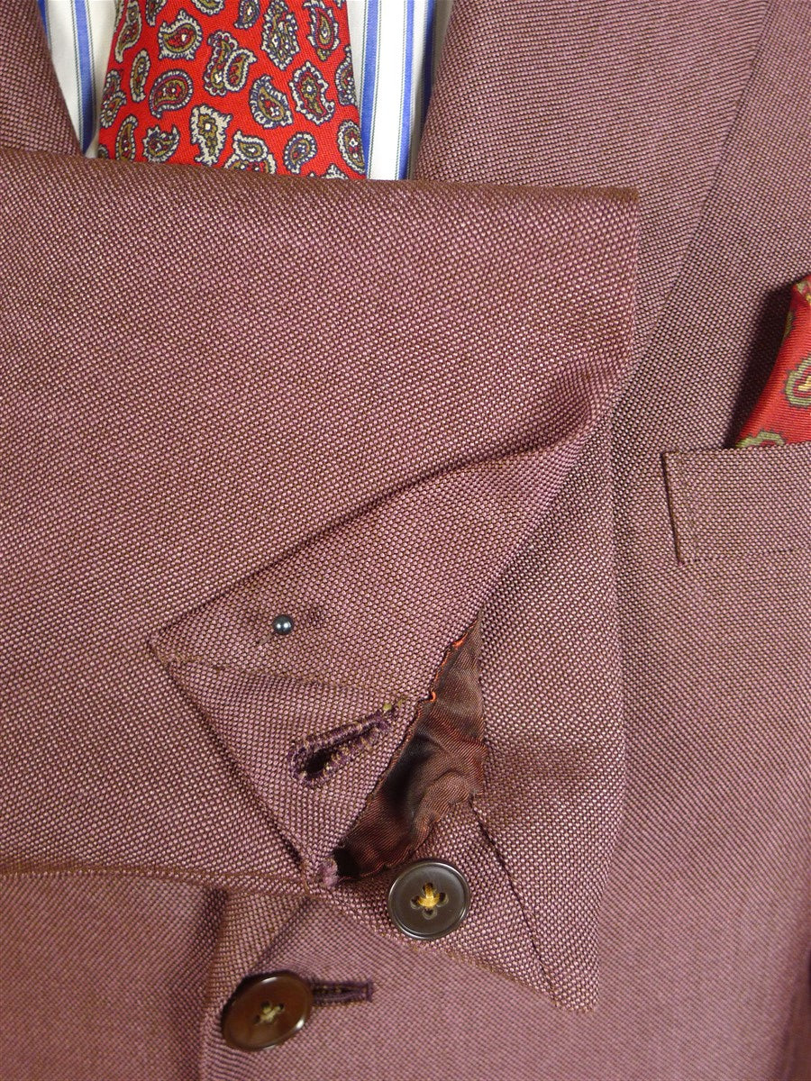 25/0003 wonderful 1973 vintage cyril a castle conduit st savile row bespoke mohair suit w/ paisley linings 42 short to regular