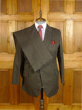 24/1074 wonderful 1974 cyril a castle savile row conduit st brown heavyweight brown worsted suit w/ dandy linings 43 short to regular