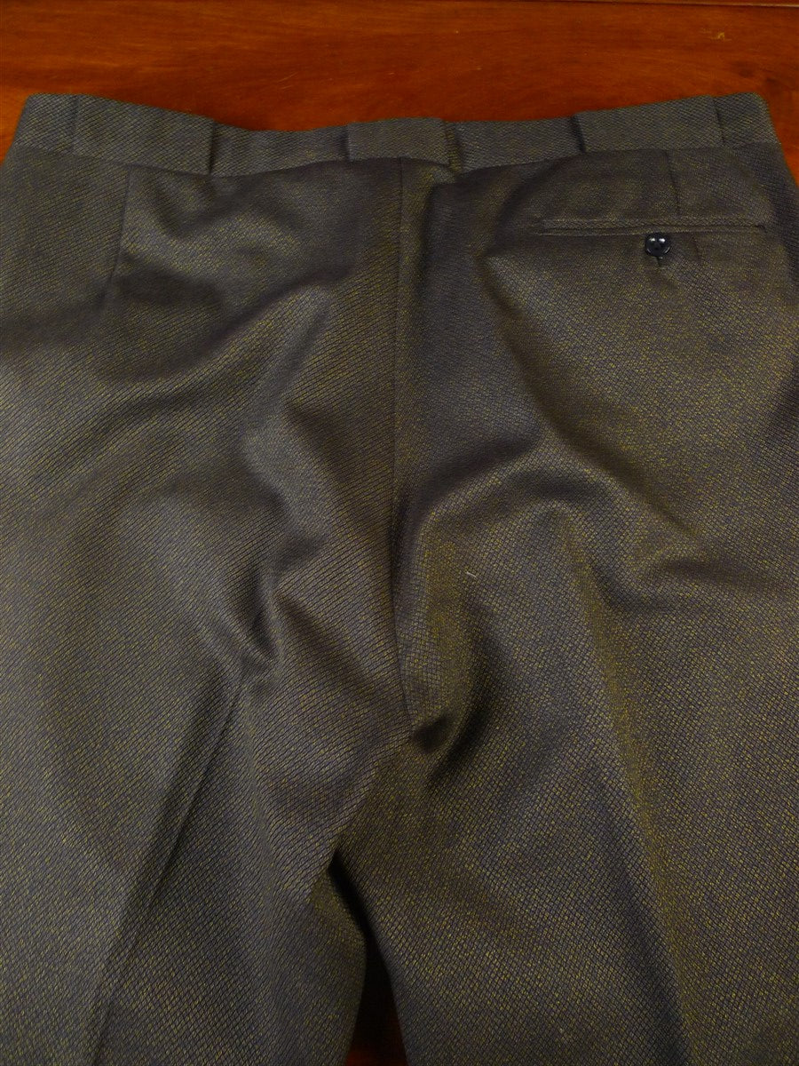 24/1074 wonderful 1974 cyril a castle savile row conduit st brown heavyweight brown worsted suit w/ dandy linings 43 short to regular