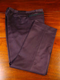 24/1144 vintage 1976 cyril a castle savile row conduit st maroon wool & silk trouser w/ frogmouth pockets 41