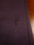 24/1144 vintage 1976 cyril a castle savile row conduit st maroon wool & silk trouser w/ frogmouth pockets 41