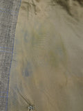 24/1135 vintage 1990 dege savile row bespoke grey / blue prince of wales check d/b worsted suit 41 short