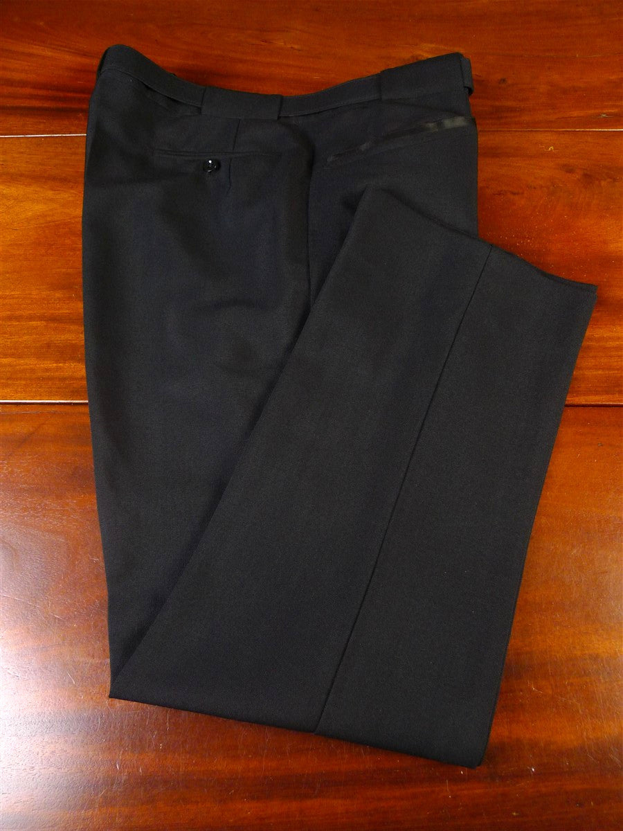 24/1149 vintage 1976 cyril a castle savile row conduit st bespoke black mohair trouser 40