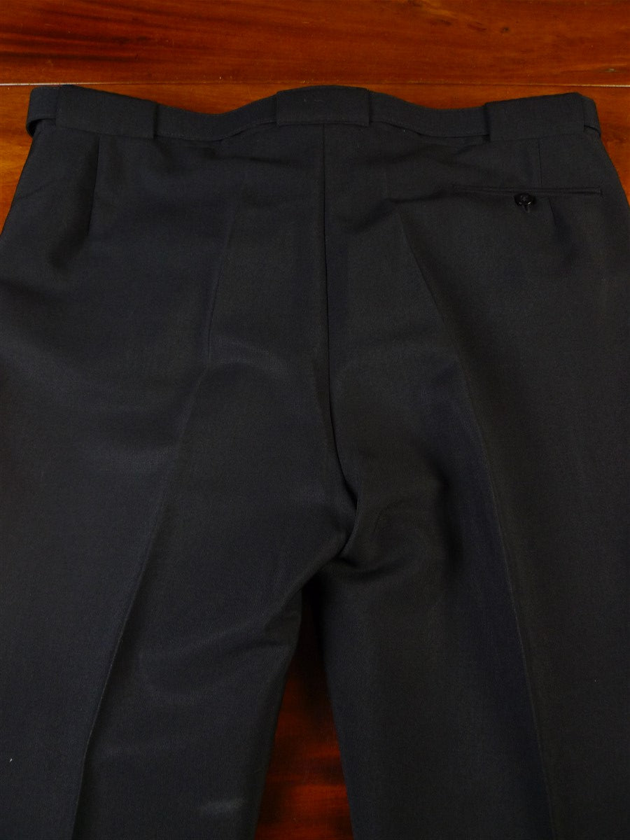 24/1149 vintage 1976 cyril a castle savile row conduit st bespoke black mohair trouser 40