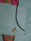 24/1164 fabulous 1983 vintage cyril a castle savile row conduit st bespoke pale green worsted blazer jacket 42-43 regular