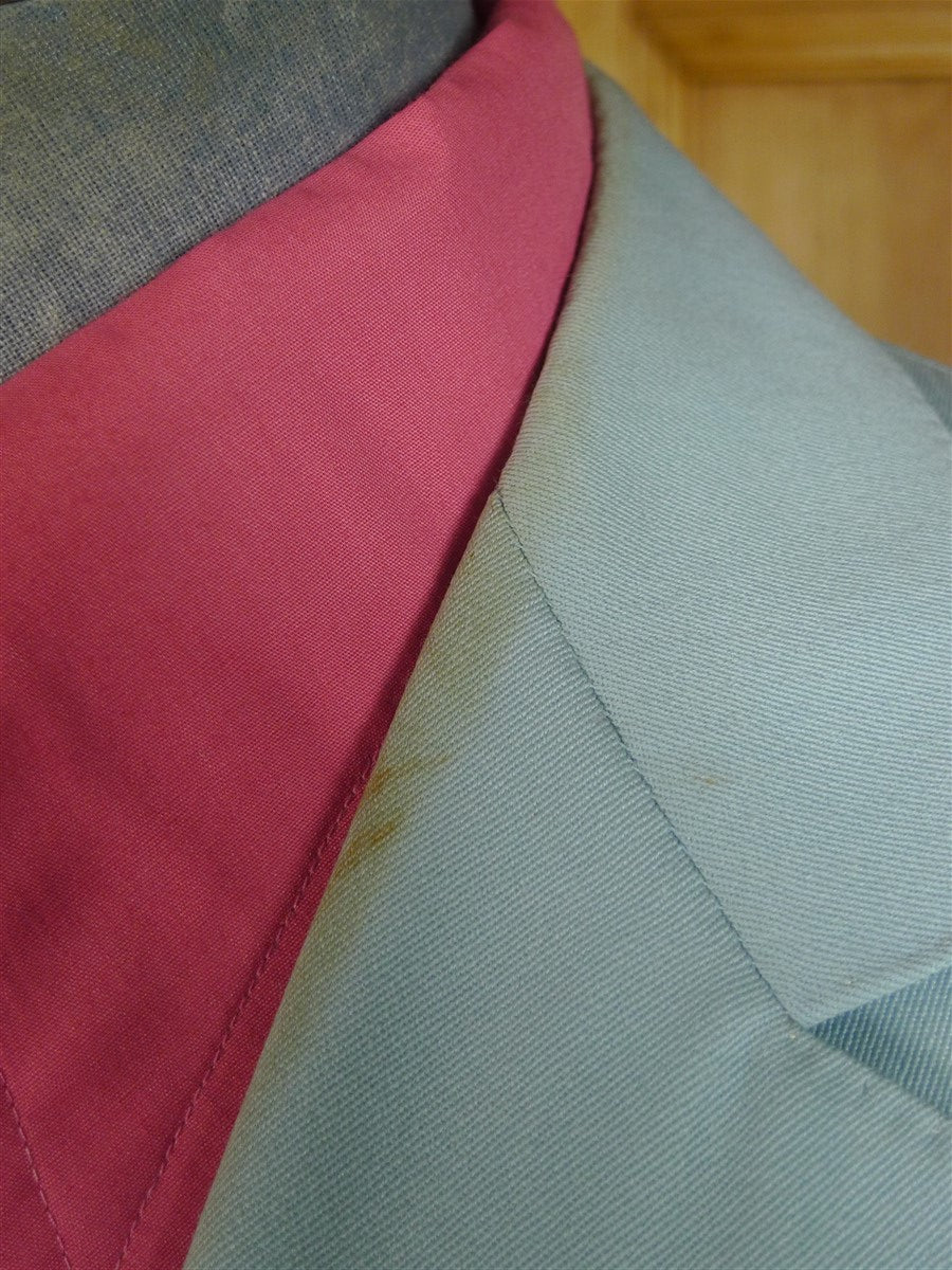 24/1164 fabulous 1983 vintage cyril a castle savile row conduit st bespoke pale green worsted blazer jacket 42-43 regular