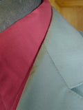 24/1164 fabulous 1983 vintage cyril a castle savile row conduit st bespoke pale green worsted blazer jacket 42-43 regular