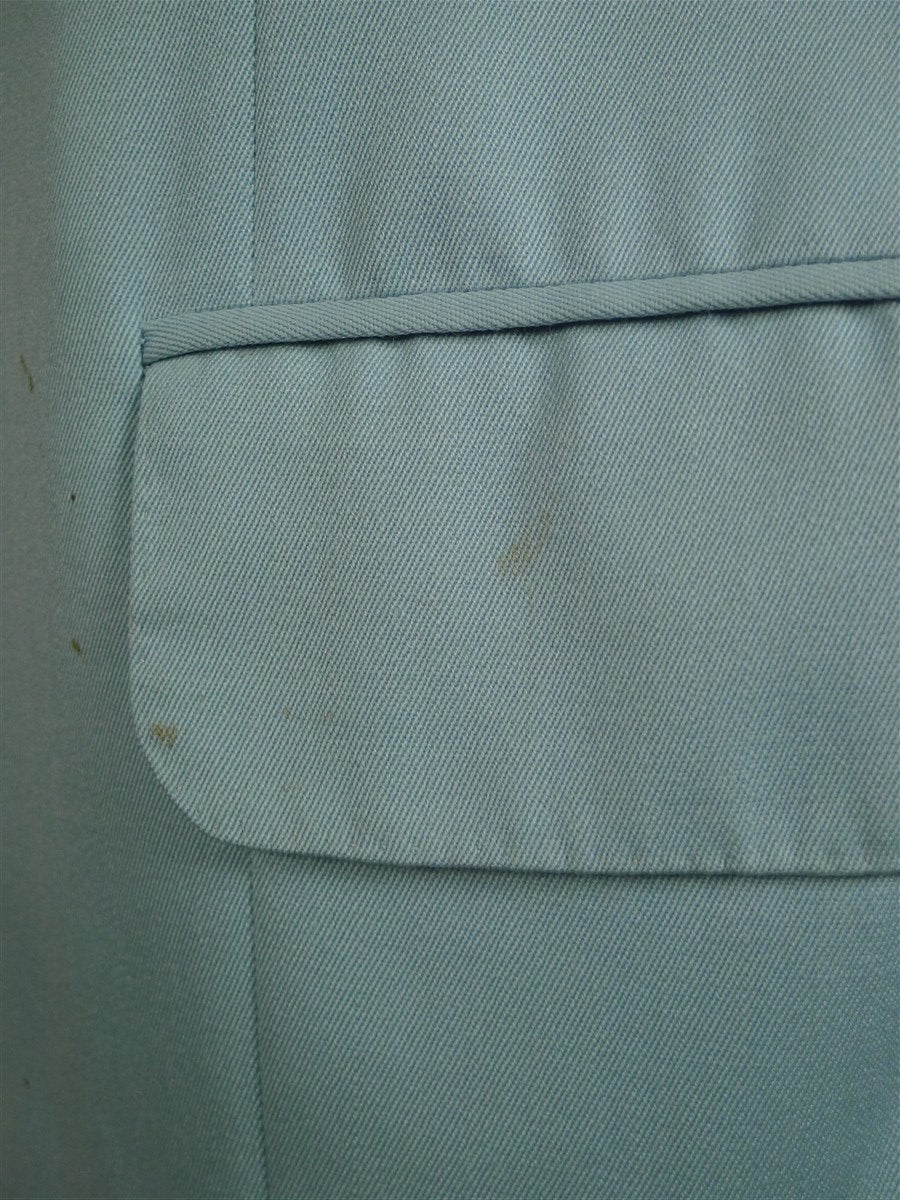 24/1164 fabulous 1983 vintage cyril a castle savile row conduit st bespoke pale green worsted blazer jacket 42-43 regular