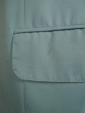 24/1164 fabulous 1983 vintage cyril a castle savile row conduit st bespoke pale green worsted blazer jacket 42-43 regular