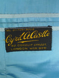 24/1164 fabulous 1983 vintage cyril a castle savile row conduit st bespoke pale green worsted blazer jacket 42-43 regular