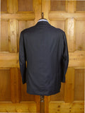 24/1166 anderson & sheppard 2004 savile row bespoke very dark blue wool suit jacket blazer 46 regular