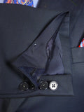 24/1166 anderson & sheppard 2004 savile row bespoke very dark blue wool suit jacket blazer 46 regular