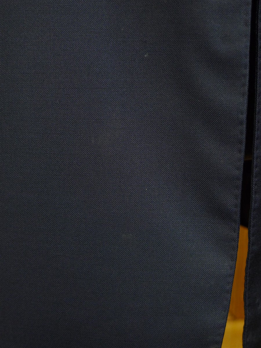 24/1166 anderson & sheppard 2004 savile row bespoke very dark blue wool suit jacket blazer 46 regular