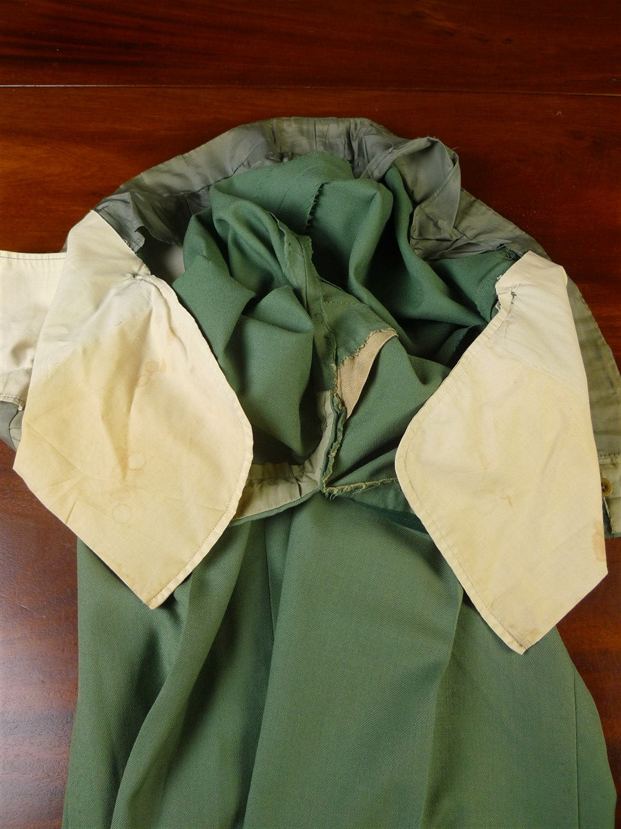25/0024 wonderful vintage cyril a castle conduit st savile row bespoke green trouser 40