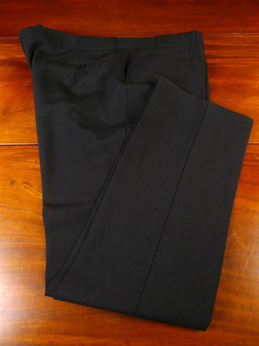 25/0016 immaculate vintage cyril a castle conduit st savile row bespoke black mohair trouser 39-43