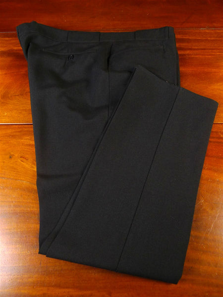 25/0016 immaculate vintage cyril a castle conduit st savile row bespoke black mohair trouser 39-43