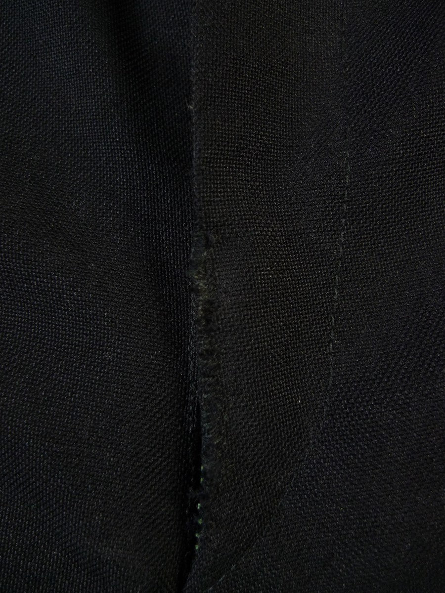 25/0019 wonderful vintage cyril a castle conduit st savile row bespoke black mohair trouser 37-41