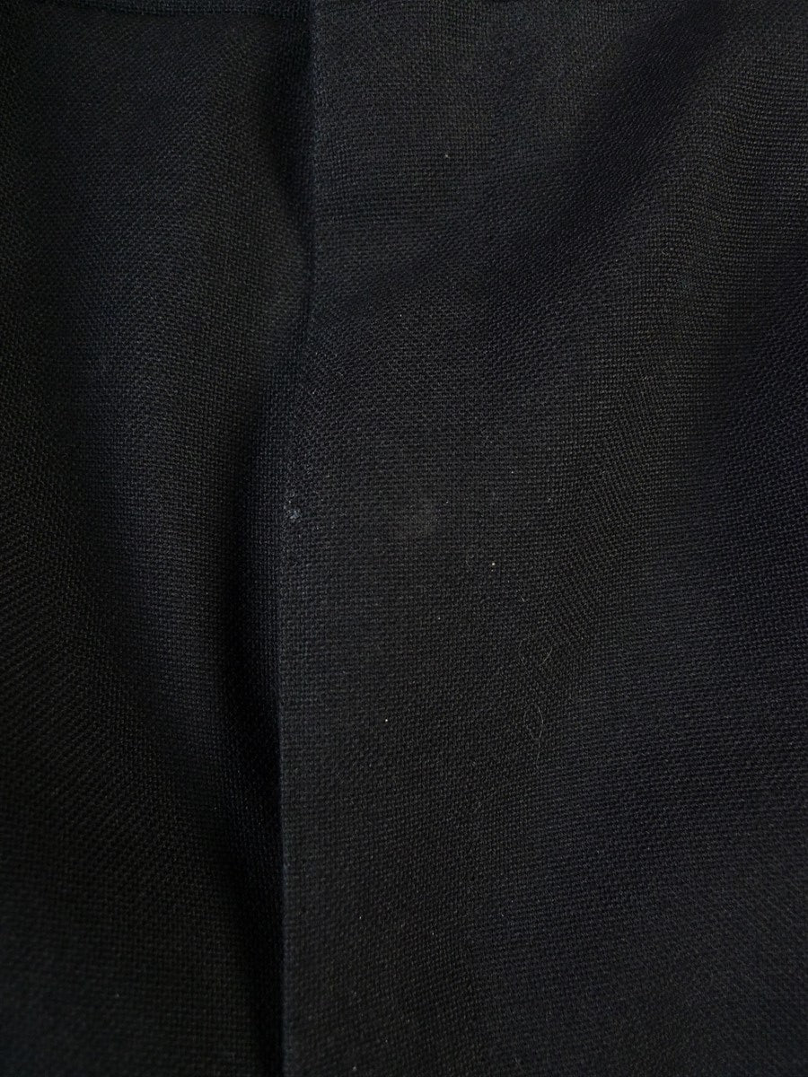 25/0017 excellent vintage cyril a castle conduit st savile row bespoke black mohair trouser 37-41