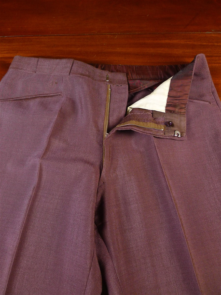 25/0003 wonderful 1973 vintage cyril a castle conduit st savile row bespoke mohair suit w/ paisley linings 42 short to regular