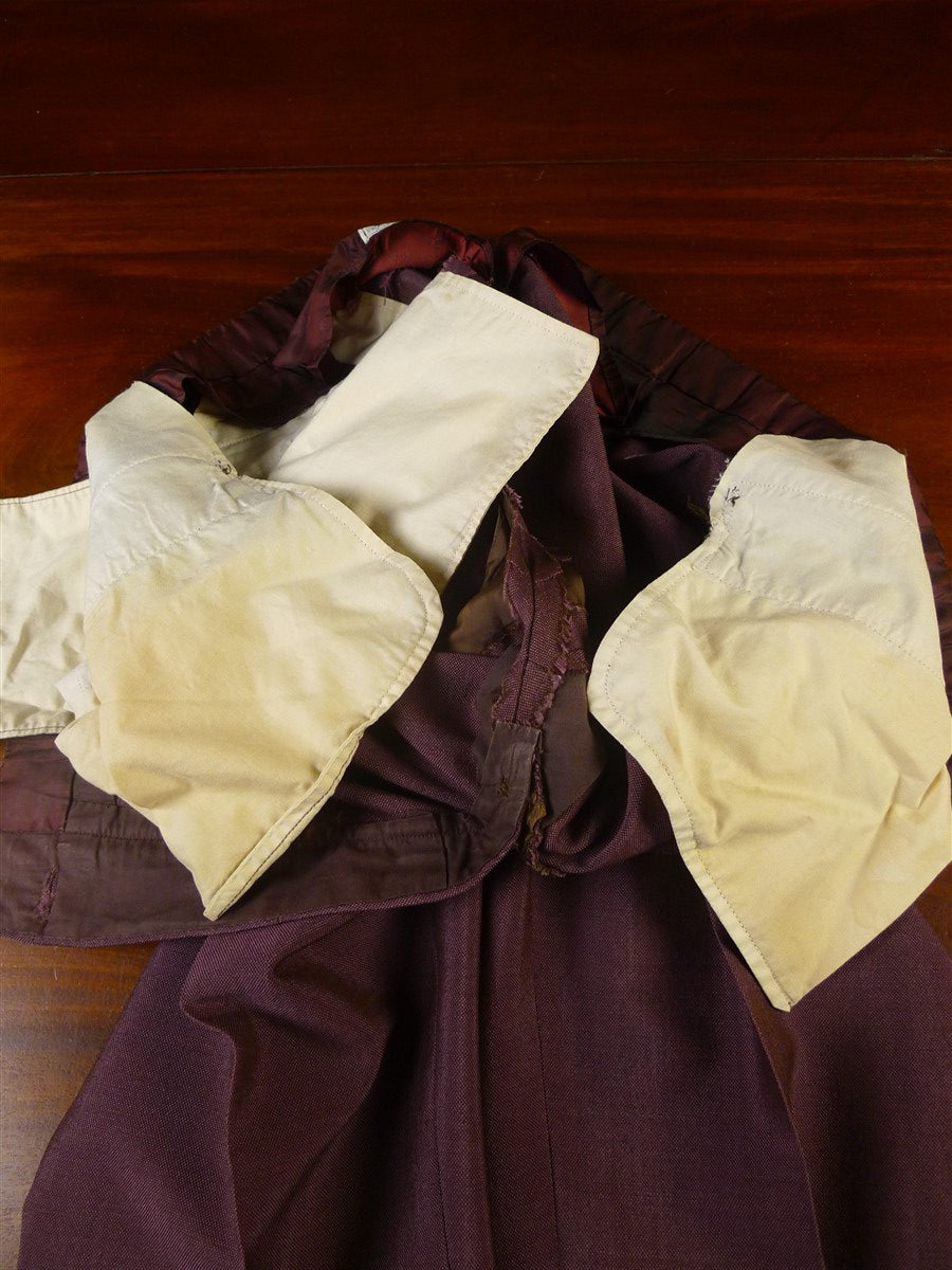 25/0003 wonderful 1973 vintage cyril a castle conduit st savile row bespoke mohair suit w/ paisley linings 42 short to regular