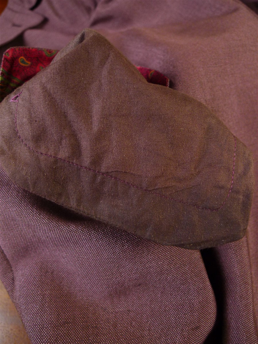 25/0003 wonderful 1973 vintage cyril a castle conduit st savile row bespoke mohair suit w/ paisley linings 42 short to regular