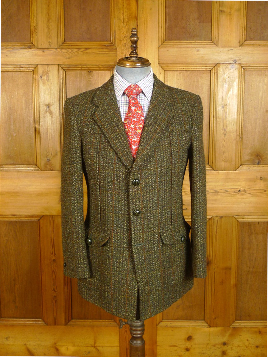25/0040 near immaculate green harris tweed norfolk style country