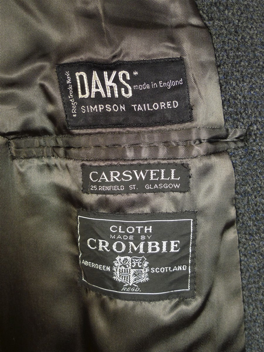 25/0053 superb genuine 1950s vintage daks crombie extra  