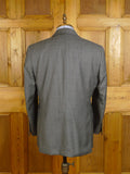 25/0092 near immaculate roderick charles bespoke grey glen check 4-piece wool suit (extra pair trs) 42 short