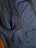 25/0094 anderson & sheppard 2003 savile row bespoke dark navy blue mohair blazer 46-47 regular to long