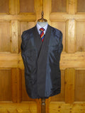 25/0094 anderson & sheppard 2003 savile row bespoke dark navy blue mohair blazer 46-47 regular to long