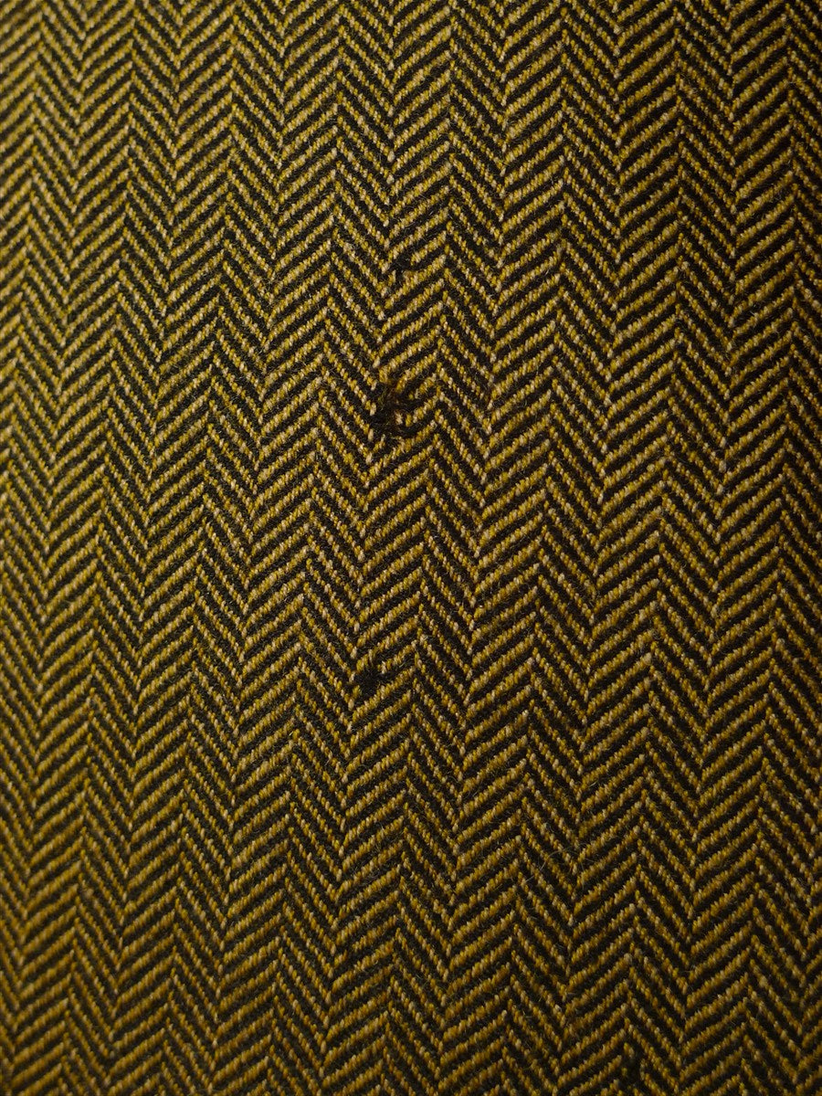 25/0097 bespoke tailored brown herringbone sports jacket blazer 48 regular to long