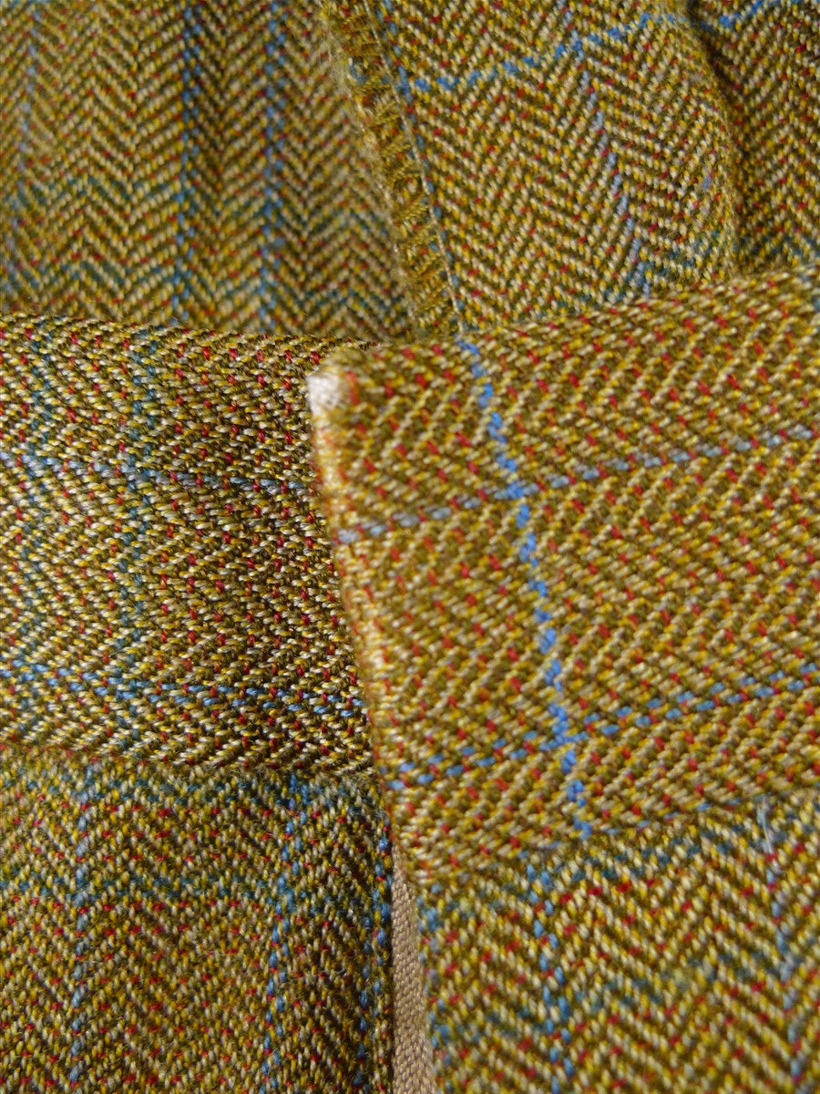 25/0099 bespoke tailored wp check tweed country trouser 42