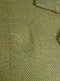 25/0114 anderson & sheppard savile row bespoke green wp check tweed shooting suit 39 short