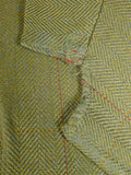 25/0114 anderson & sheppard savile row bespoke green wp check tweed shooting suit 39 short