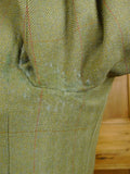 25/0114 anderson & sheppard savile row bespoke green wp check tweed shooting suit 39 short