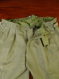 25/0114 anderson & sheppard savile row bespoke green wp check tweed shooting suit 39 short