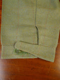 25/0114 anderson & sheppard savile row bespoke green wp check tweed shooting suit 39 short