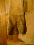 25/0131 genuine 1960s vintage lord john carnaby street tan brown pigskin d/b pea coat jacket 36-37