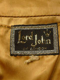 25/0131 genuine 1960s vintage lord john carnaby street tan brown pigskin d/b pea coat jacket 36-37