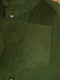25/0137 near immaculate green loden wool field shooting coat jacket overcoat xxl