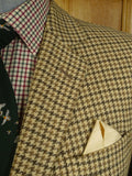 25/0148 immaculate philips & piper lambourne brown houndstooth check tweed sports jacket 45 regular