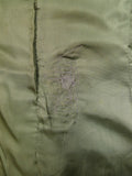 25/0149 wonderful 1950s 1960s vintage heavyweight green houndstooth check tweed jacket w/ double besom! 40 short