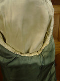 25/0149 wonderful 1950s 1960s vintage heavyweight green houndstooth check tweed jacket w/ double besom! 40 short