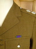 25/0187 vintage meyer & mortimer savile row bespoke coldstream guards british army regimental dress uniform suit w/ belt 36-37 long