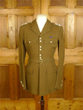 25/0187 vintage meyer & mortimer savile row bespoke coldstream guards british army regimental dress uniform suit w/ belt 36-37 long