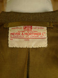 25/0187 vintage meyer & mortimer savile row bespoke coldstream guards british army regimental dress uniform suit w/ belt 36-37 long