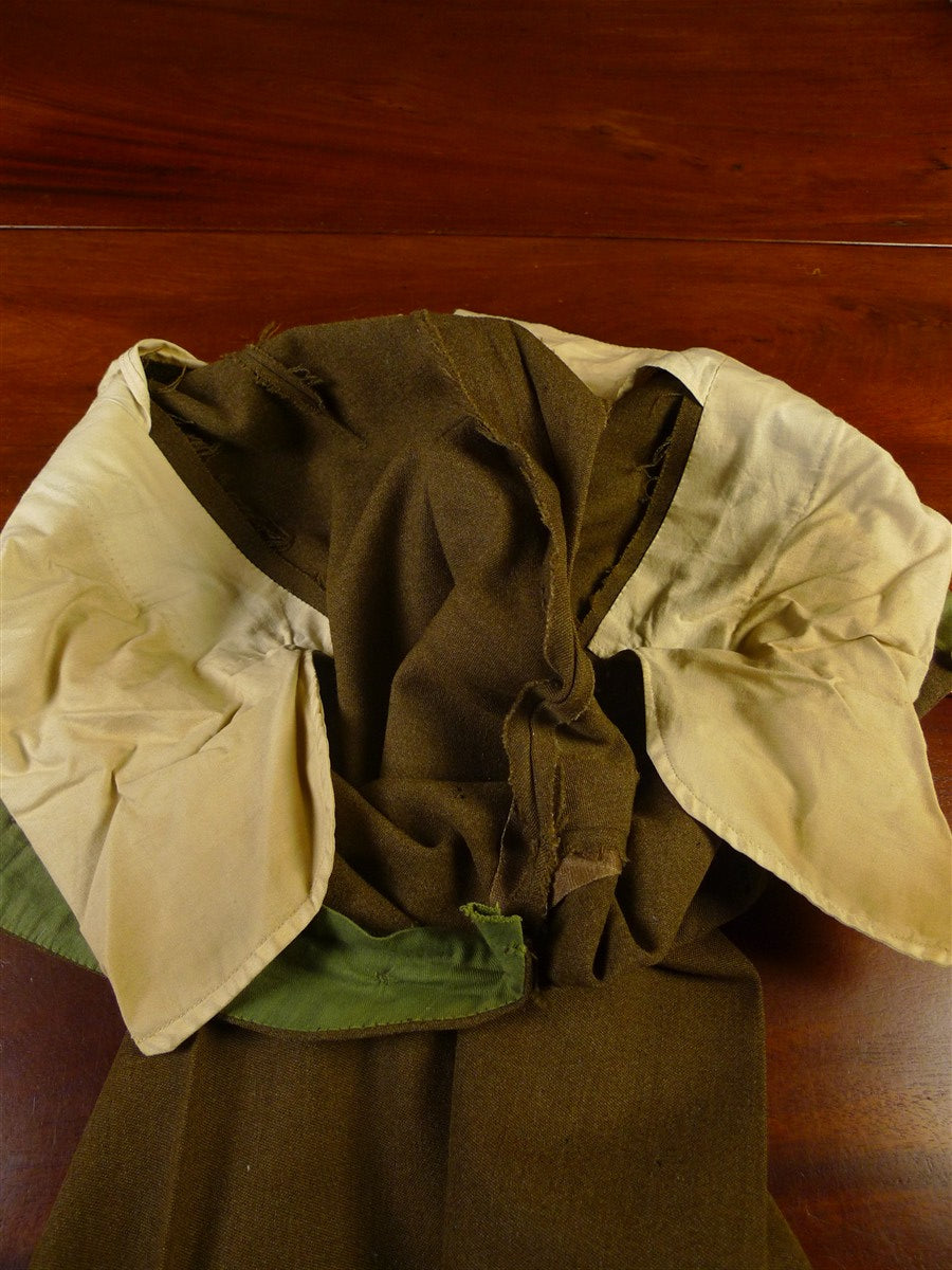 25/0187 vintage meyer & mortimer savile row bespoke coldstream guards british army regimental dress uniform suit w/ belt 36-37 long